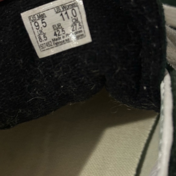 Vans Dark Green Suede Sneakers - Picture 5 of 7